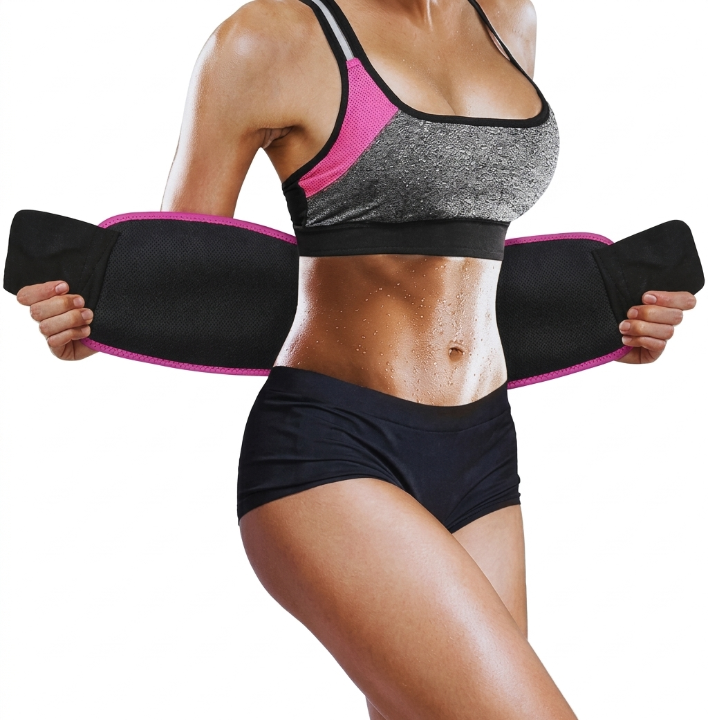 ADJUSTABLE WAIST TRIMMER BELT FOR FAT BURN & LOSS