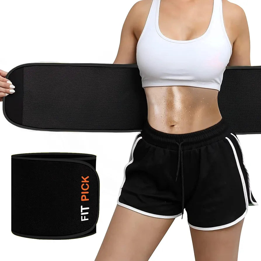 Sweat Belt, Abdominal Belt for Men and Women