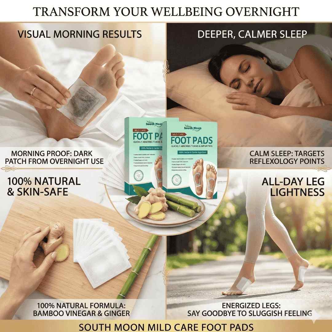 DETOX FOOT PATCHES (20-PACK) - OVERNIGHT DEECLEANING