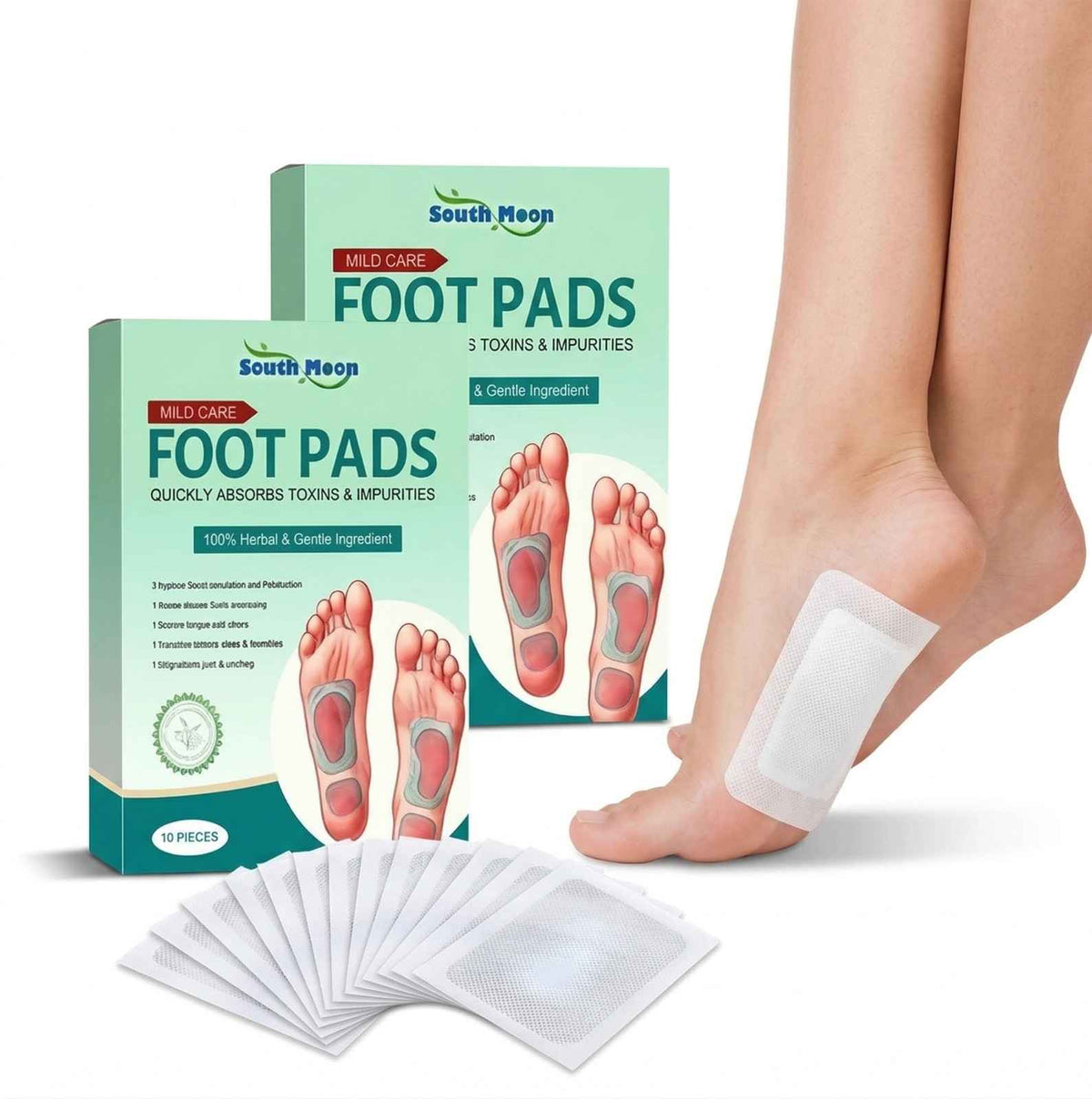 DETOX FOOT PATCHES (20-PACK) - OVERNIGHT DEECLEANING